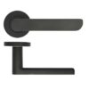 Zoo Hardware ZPA040-MB Valencia Door Handle on Rose Black