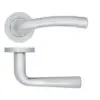 Zoo Hardware ZPA050-SC Seville Door Handle on Rose Satin Chrome