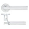 Zoo Hardware ZPA090-CP Bilbao Door Handle on Rose Polished Chrome
