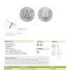 Zoo Hardware Turn and HEX Release with Indicator on 52mm rose- Screw On Cover - 5mm spindle - Grade 304 ZPS004ISS-HEX