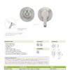 Zoo Hardware Disabled Turn and HEX Release with Indicator on 52mm rose- Screw On Cover - 5mm spindle - Grade 304 ZPS006ISS-HEX