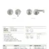 Zoo Hardware Disabled RTD Turn and HEX Release with Indicator on 52mm rose- Screw On Cover - 5mm spindle - Grade 304 ZPS007ISS-HEX