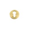 Zoo Hardware ZPZ001-FSB Escutcheon Euro-Profile (50mm Dia.) Pvd Satin Brass