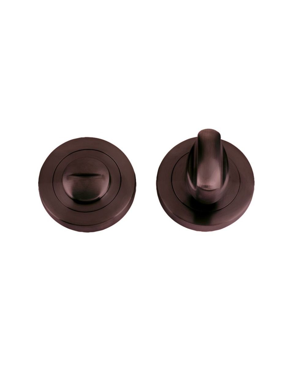 Zoo Hardware ZPZ004-ETB Turn and Release with Escutcheon (50mm Dia.) Pvd Bronze