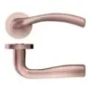Zoo Hardware ZPZ050-TRG Siena Door Handle - Screw On Rose - Tuscan Rose Gold
