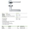 Zoo Hardware ZPZ070-OMB Venice Door Handle - Screw On Rose Matt Black