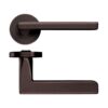 Zoo Hardware ZPZ070-ETB Venice Door Handle - Screw On Rose Pvd Bronze