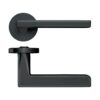 Zoo Hardware ZPZ070-OMB Venice Door Handle - Screw On Rose Matt Black