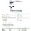Zoo Hardware ZPZ080-OMB Amalfi Door Handle - Screw On Rose Matt Black