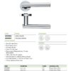 Zoo Hardware ZPZ090-FSB Lucca Door Handle - Screw On Rose Pvd Satin Brass