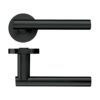 Zoo Hardware ZPZ090-OMB Lucca Door Handle - Screw On Rose Matt Black