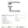 Zoo Hardware ZPZ140-TRG Olympus Door Handle on round rose Rose Gold