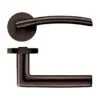 Zoo Hardware ZPZ140-ETB Olympus Door Handle on round rose Pvd Bronze