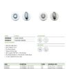 Zoo Hardware ZPZ004-FSB Turn and Release with Escutcheon (50mm Dia.) Pvd Satin Brass