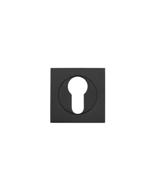 Zoo Hardware ZPZSQ001-OMB Square Escutcheon - Euro Profile Matt Black