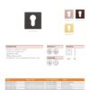 Zoo Hardware ZPZSQ001-OMB Square Escutcheon - Euro Profile Matt Black