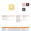 Zoo Hardware ZPZSQ004-ETB Turn & Release - on Square rose Pvd Bronze