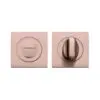 Zoo Hardware ZPZSQ004-TRG Turn & Release - on Square rose Rose Gold