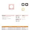 Zoo Hardware ZPZSQSR-ETB ZPZ Spare Square Rose Pack Pvd Bronze