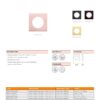 Zoo Hardware ZPZSQSR-OMB ZPZ Spare Square Rose Pack Matt Black