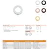 Zoo Hardware ZPZSR-TRG ZPZ Spare Rose Pack Rose Gold