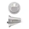 Zoo Hardware ZS-AL010-010 Anti Ligature knob on Rose - Int & Ext - Satin St Steel