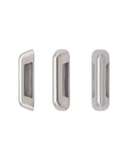 Zoo Hardware ZS-ALP100BF-SSS Anti Ligature Pull Handle 100mm CTC (150mm) Bolt Fix - Satin St. Steel