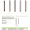 Zoo Hardware ZS-ALP250GS-SSS Anti Ligature Pull Handle 250mm CTC (280mm) Back to Back Fix - Satin St. Steel - Half Set