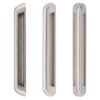 Zoo Hardware ZS-ALP250GS-SSS Anti Ligature Pull Handle 250mm CTC (280mm) Back to Back Fix - Satin St. Steel - Half Set