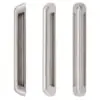 Zoo Hardware ZS-ALP250GS-SSS Anti Ligature Pull Handle 250mm CTC (280mm) Back to Back Fix - Satin St. Steel - Half Set