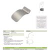 Zoo Hardware ZS-HFP001PFF-SSS Hands Free Pull Face Fixed Side - Pressed Body Satin Stainless Steel