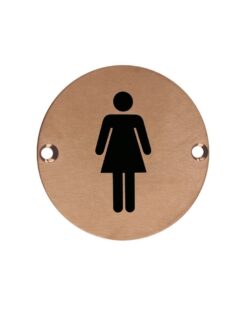 Zoo Hardware ZSS02-PVDBZ Sex Symbol - Female - 76mm Dia PVD Bronze