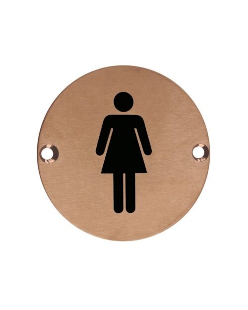Zoo Hardware ZSS02-PVDBZ Sex Symbol - Female - 76mm Dia PVD Bronze
