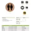 Zoo Hardware ZSS03-PVDSB Sex Symbol - Unisex - 76mm - Dia PVD Satin Brass