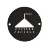 Zoo Hardware ZSS04-PCB Sex Symbol - Shower - 76mm Dia - Powder Coated Matt Black