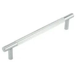 Venice Linear Knurled 300x19mm Polished Chrome Pull Handle Face Fix