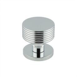 Ribbon Polished Chrome Mortice Knob