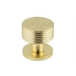 Ribbon Satin Brass Mortice Knob