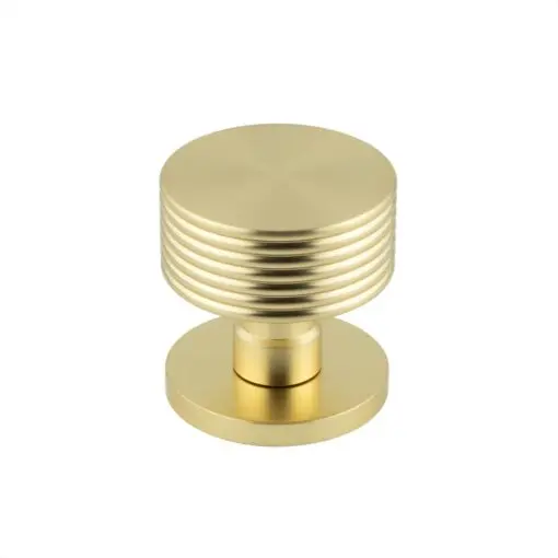 Ribbon Satin Brass Mortice Knob