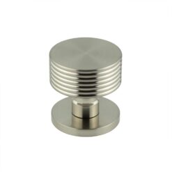 Ribbon Satin Nickel Mortice Knob