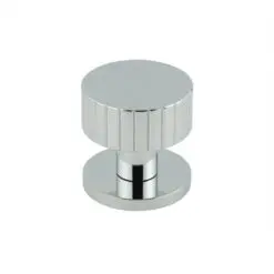 Cog Polished Chrome Mortice Knob
