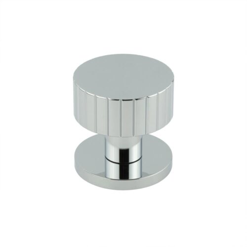 Cog Polished Chrome Mortice Knob