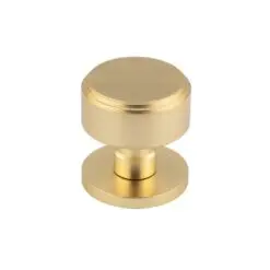 Step Satin Brass Mortice Knob