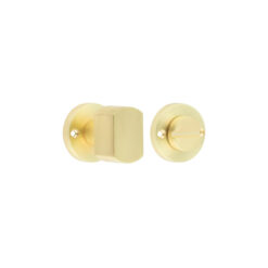 Contemporary Satin Brass Turn & Release for Mortice Knobs