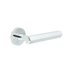 Jedo Hex Polished Chrome Door Handle