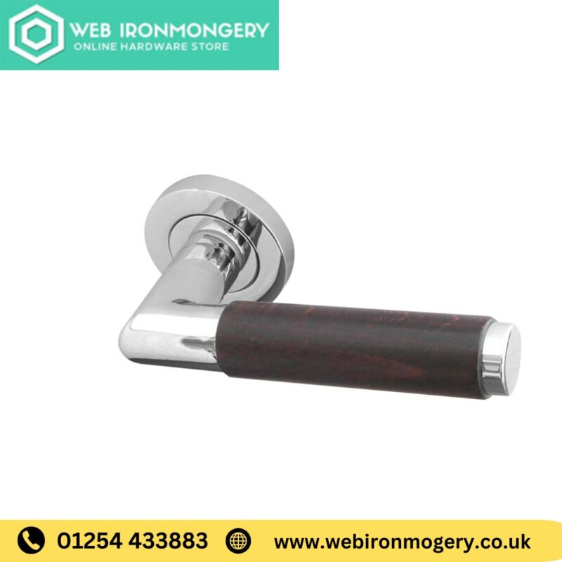 Polished chrome door handles