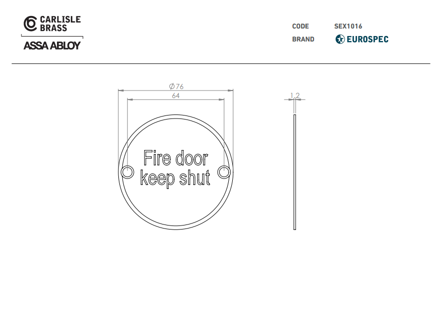 Fire Door Keep Shut Symbols - Image 2