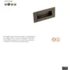 Rectangular Flush Pull