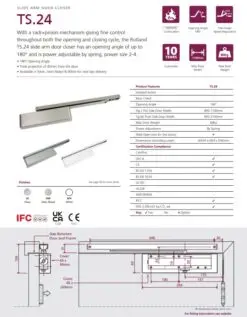 Rutland TS.24 Ezykam Door Closer