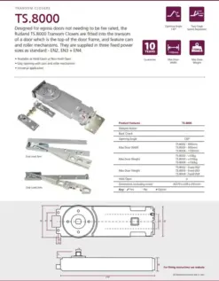 TS.8000 Transom Closer